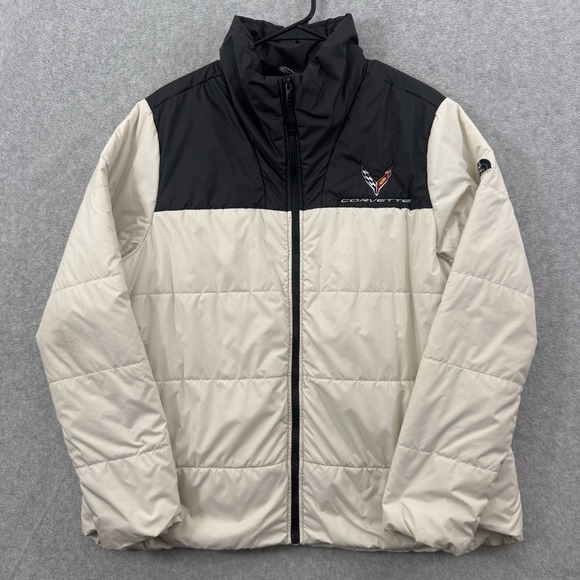 The North Face Jackets & Blazers - The North Face Jacket Women 2XL White Black Everyday Insulated Corvette Full Zip